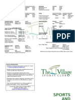 Facility Rates 2011