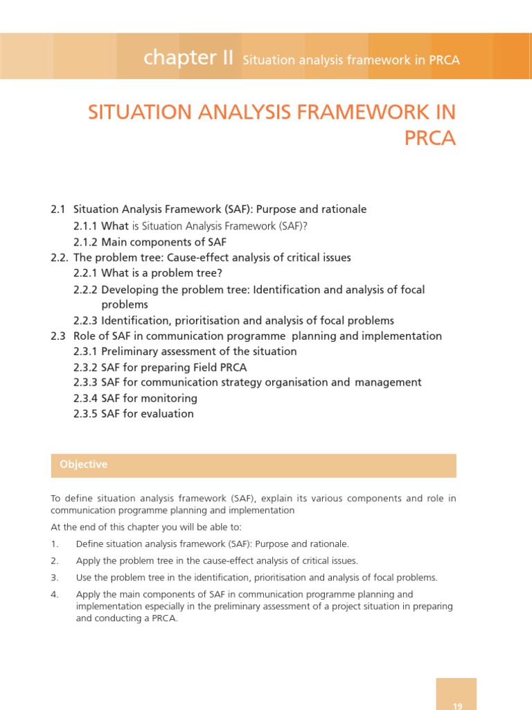 FAO Problem Tree Analysis PDF Causality Strategic Management