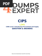 CIPS Exam Schedule and Resources | PDF | Educational Assessment And ...
