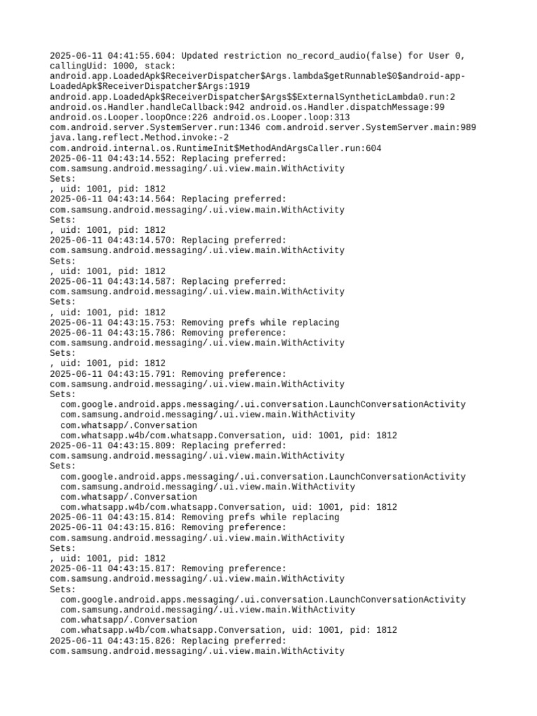 User Preference Updates Log | PDF | Android (Operating System) | Tablet ...