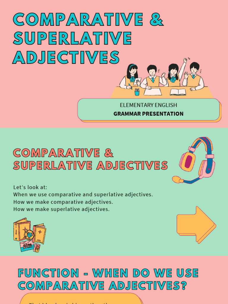 Comparative and Superlative Adjectives | PDF | Languages | Foreign ...