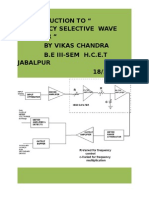 A Introduction To " Frequency Selective Wave Analyzer " by Vikas Chandra B.E Iii-Sem H.C.E.T Jabalpur 18/12/2008