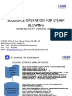 Operation Boiler Bed 130 T For Steam Blowing