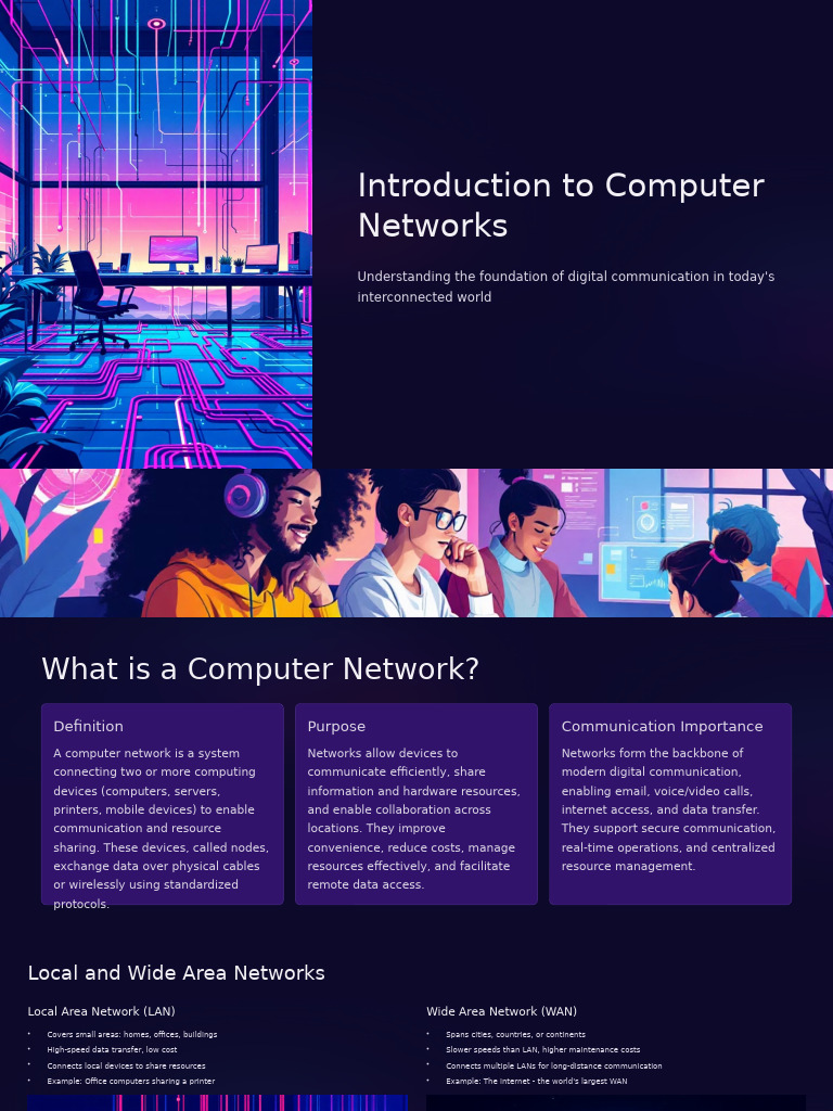 Basics of Computer Networks Explained | PDF | Computer Network | Local ...