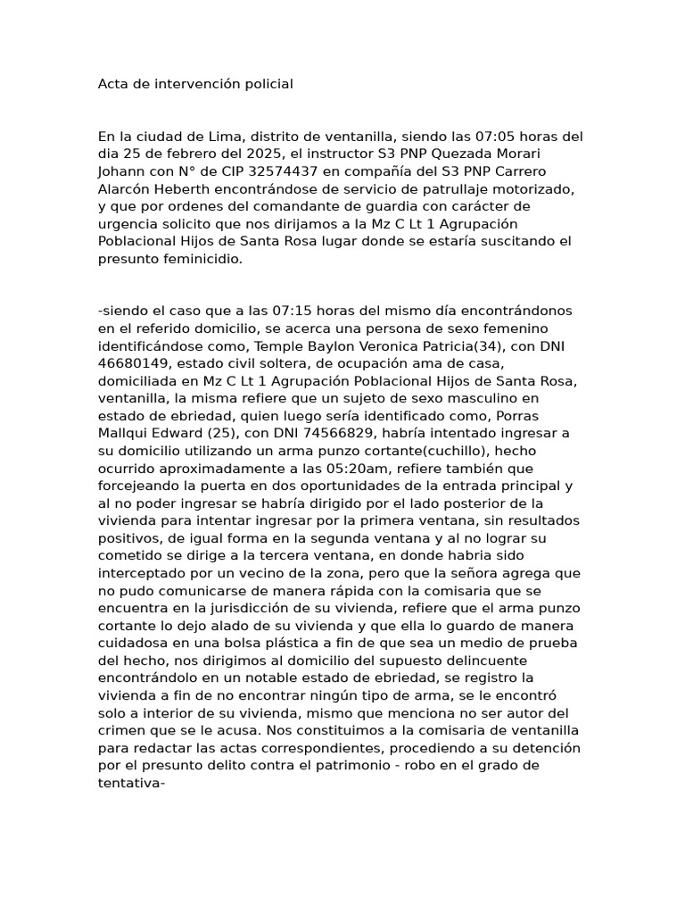 intervención | PDF