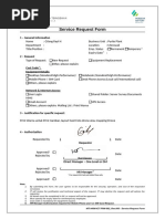 IT Service Request Form Template | PDF | Telecommunications | Communication