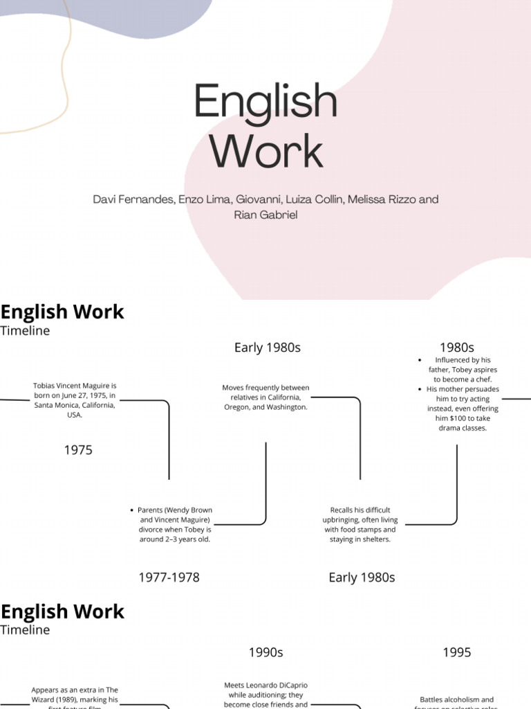 English Work | PDF