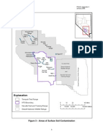 Map of Areas of Surface Soil Contamination (NAFR + Nevada Test Site)