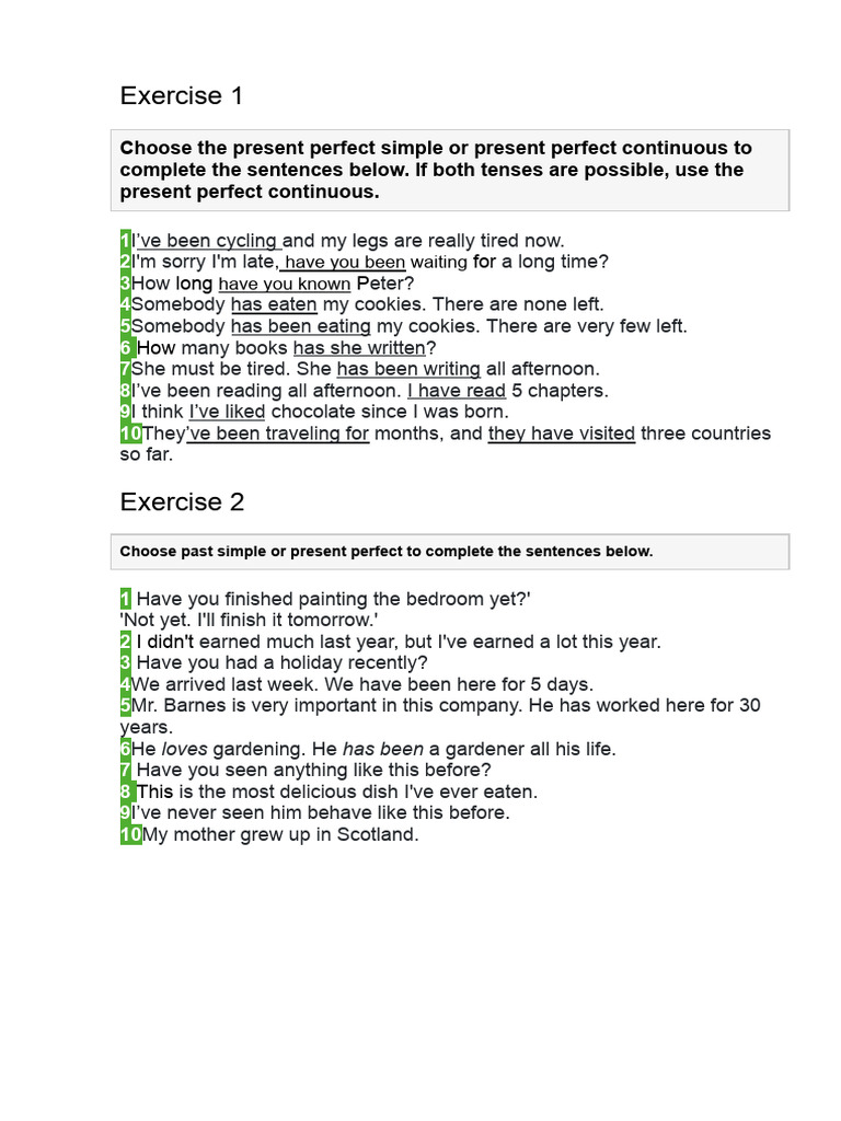 Exercise 1 | PDF