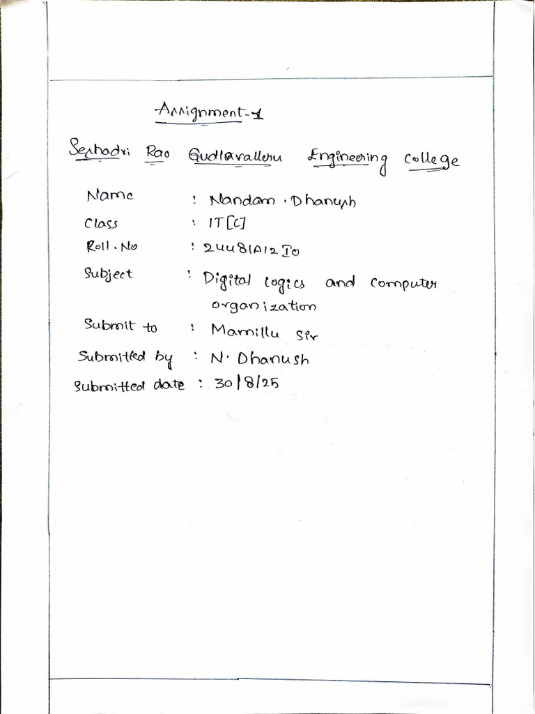 Dlco Assignment - 1 | PDF