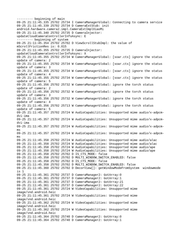 Logcat 1758805905280 | PDF | Computer Science | Computer Architecture