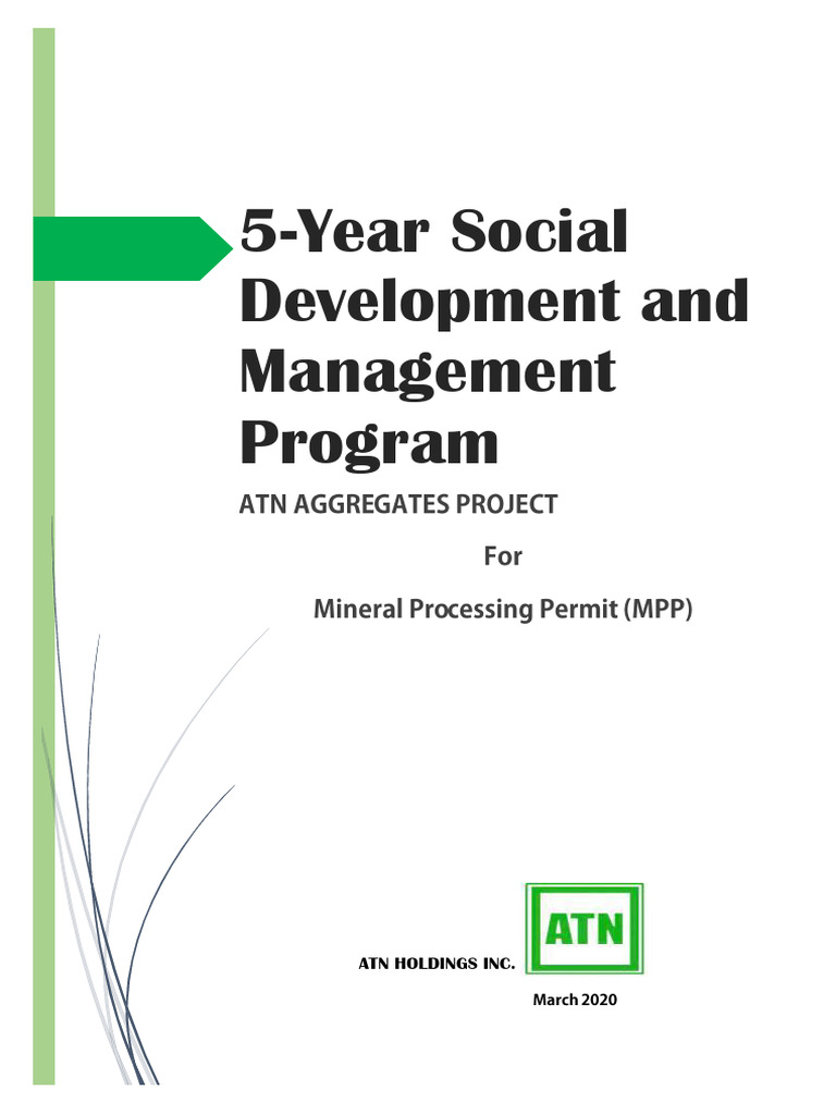 Sample SDP 5-Year Plan | PDF | Construction Aggregate | Policy