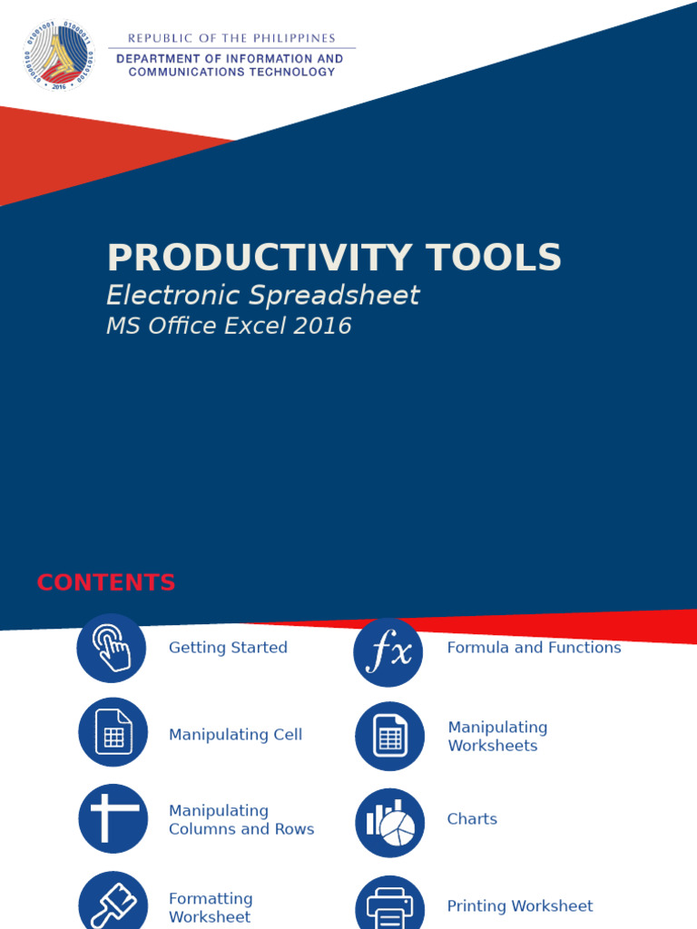 Excel 2016 Spreadsheet Basics Guide | PDF | Microsoft Excel | Spreadsheet