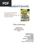 Advertising: An Advertising Campaign & Marketing Plan of Fregetable