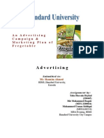 Advertising: An Advertising Campaign & Marketing Plan of Fregetable