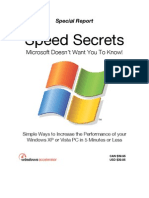 Windows Speed Secrets (From Com