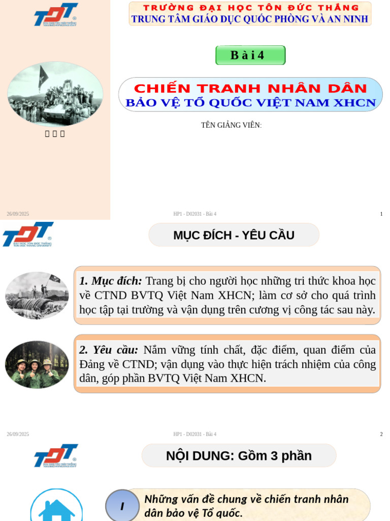 Bài 4 - CTND BVTQ | PDF