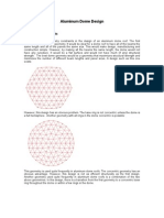 Aluminum Dome Design: Geometry Constraints