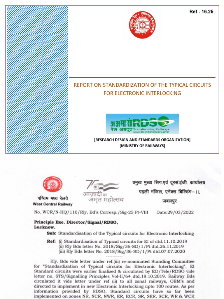 Standardization of Electronic Interlocking Circuits | PDF | Rail ...
