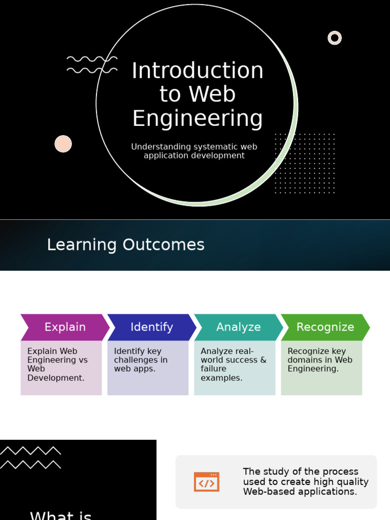 Lecture 1 - Introduction To Web Engineering | PDF | Web Application ...