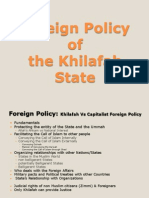 Foreign Policy of The Khilafah State
