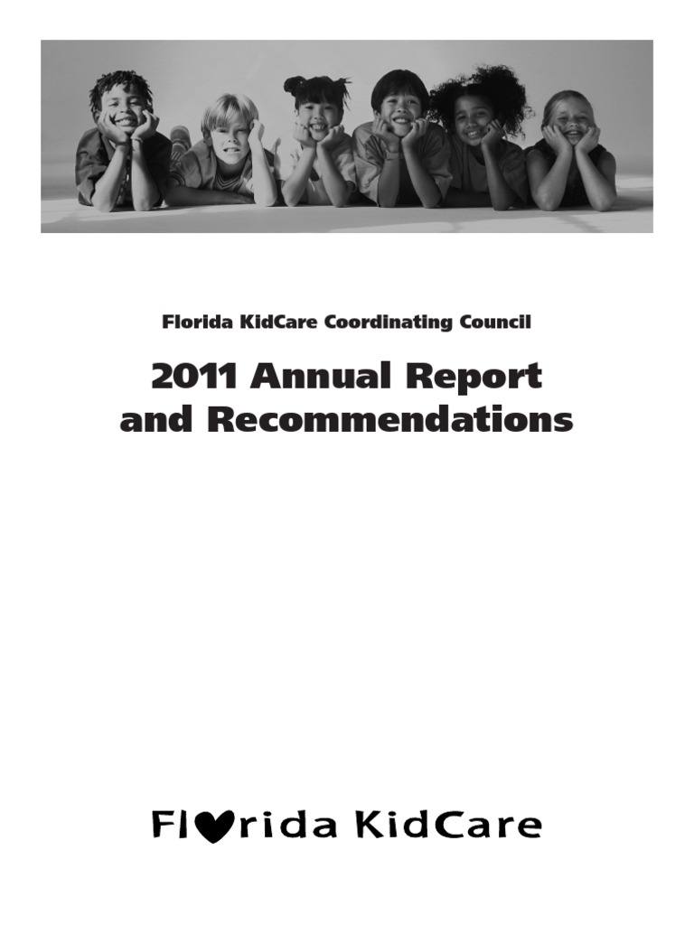 2011 Annual Report and Florida Kidcare Coordinating