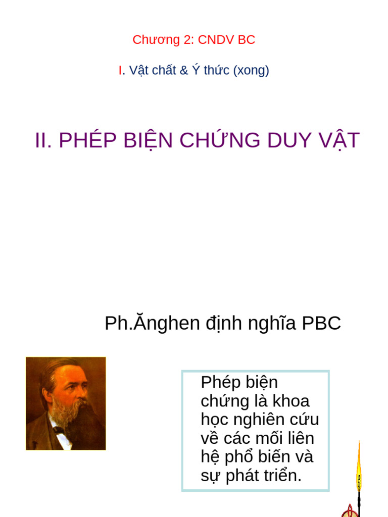 Chuong 2 - Triet Mac - M C II III | PDF