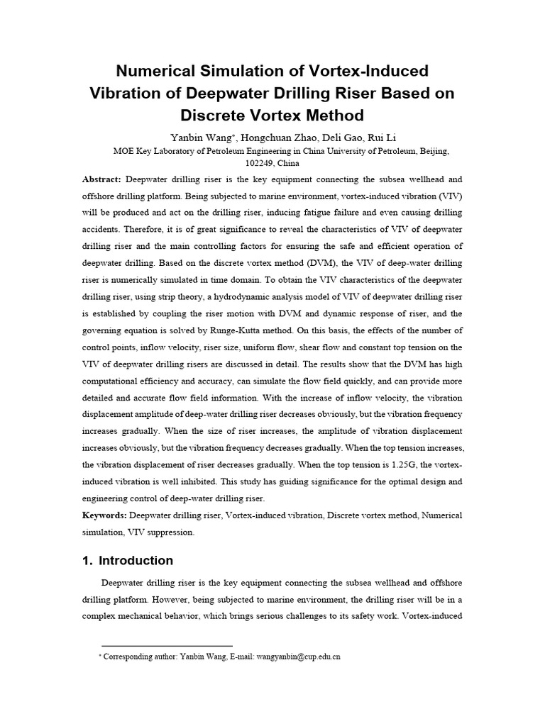 SSRN 4900640 1 | PDF | Vortices | Fluid Dynamics