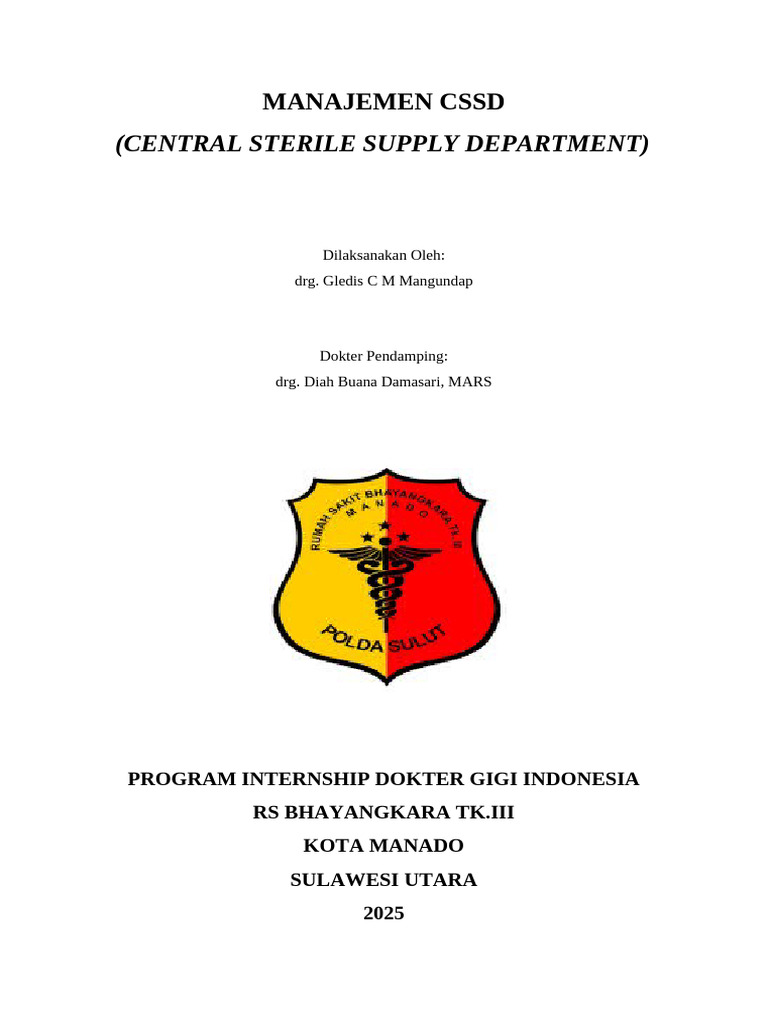 Edys Manajemen CSSD | PDF