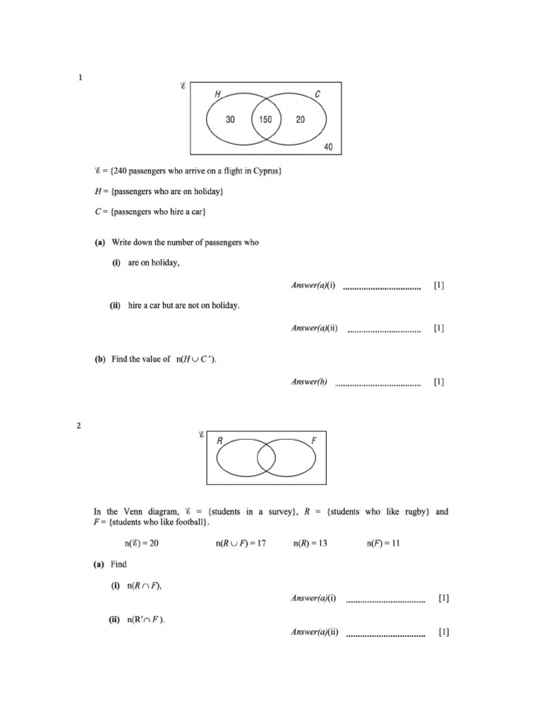 Practice With 2 Sets | PDF