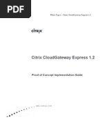 Citrix Cloudgateway Express 1.2: Proof of Concept Implementation Guide