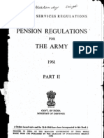 Pension Regulations The Army