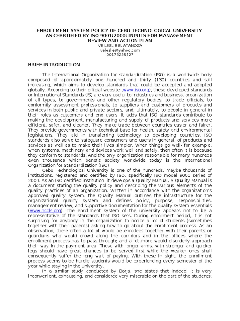 Student enrollment system image