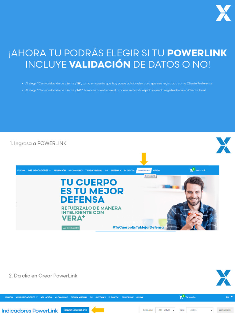 Cómo Crear PowerLink en FuXion | PDF