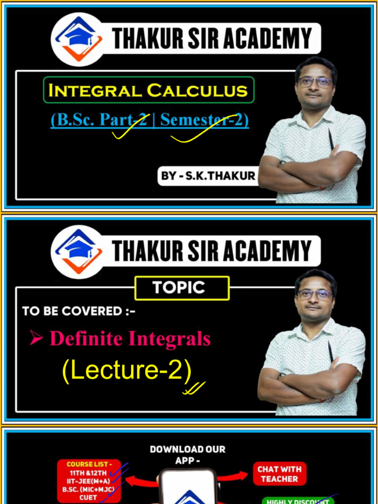 Integral Calculus Definite Integral (Lec 2) - f8529695 2f70 49da 9db1 ...