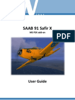 SAAB 91 Safir X: User Guide