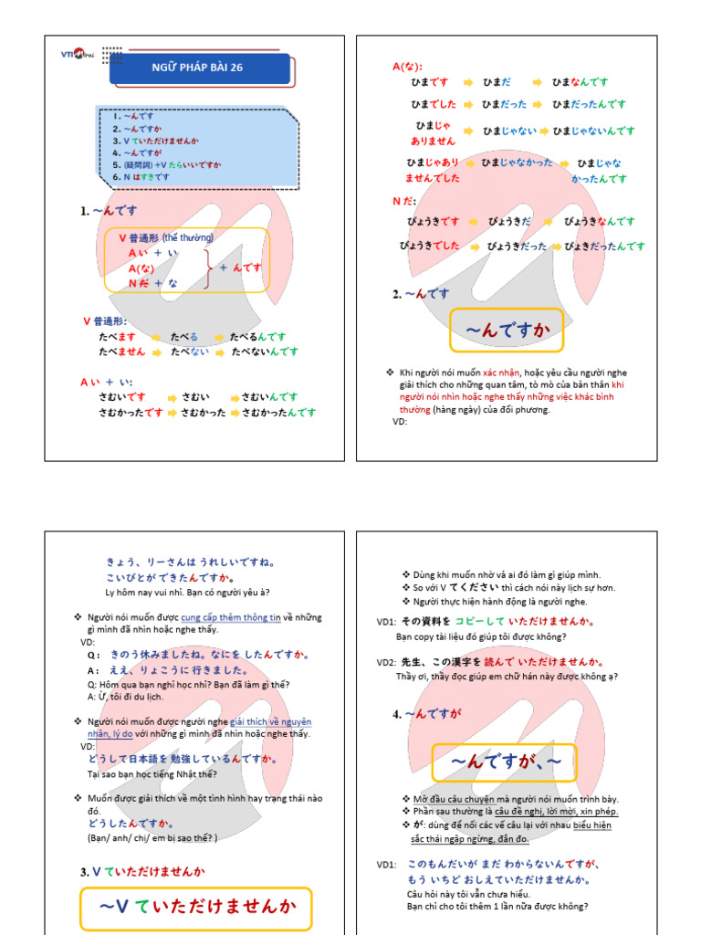 T NG H P NG Pháp Bài 26 (25 Files Merged) | PDF