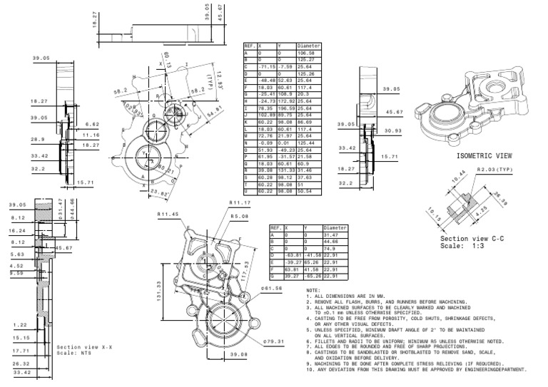 Gear Box Cassing - Sheet - 2 | PDF | Industrial Processes | Metalworking