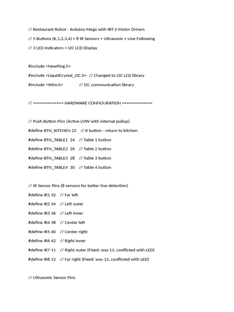 Robo Main Code | PDF | Computer Programming | Computer Engineering