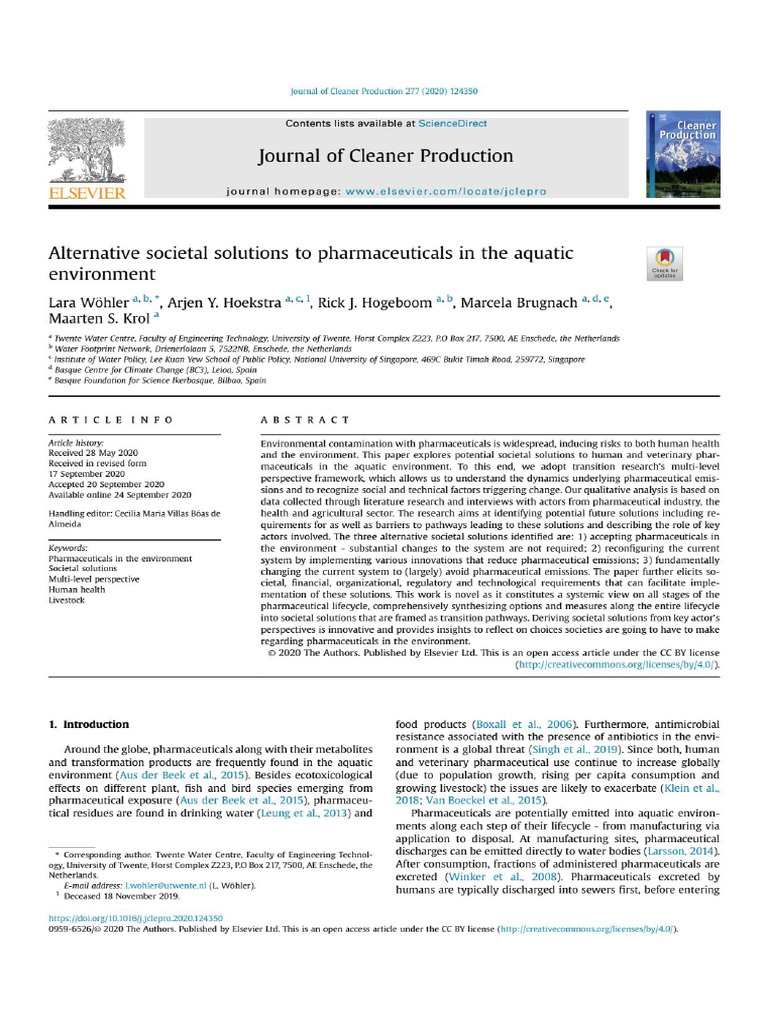 10 1016@j Jclepro 2020 124350 | PDF