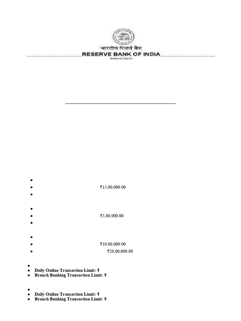 RBI Account Restriction Removal Notice | PDF | Banking | Banks