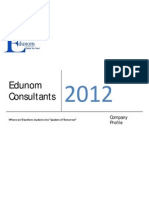 Company Profile - Edunom Consultants