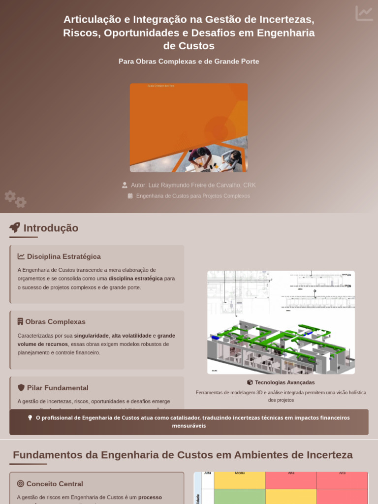 Gestão de Riscos em Engenharia de Custos | PDF | Despesa | Engenharia