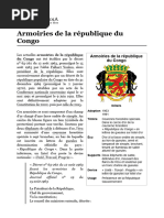 Armoiries de la RDC : Histoire et Signification | PDF