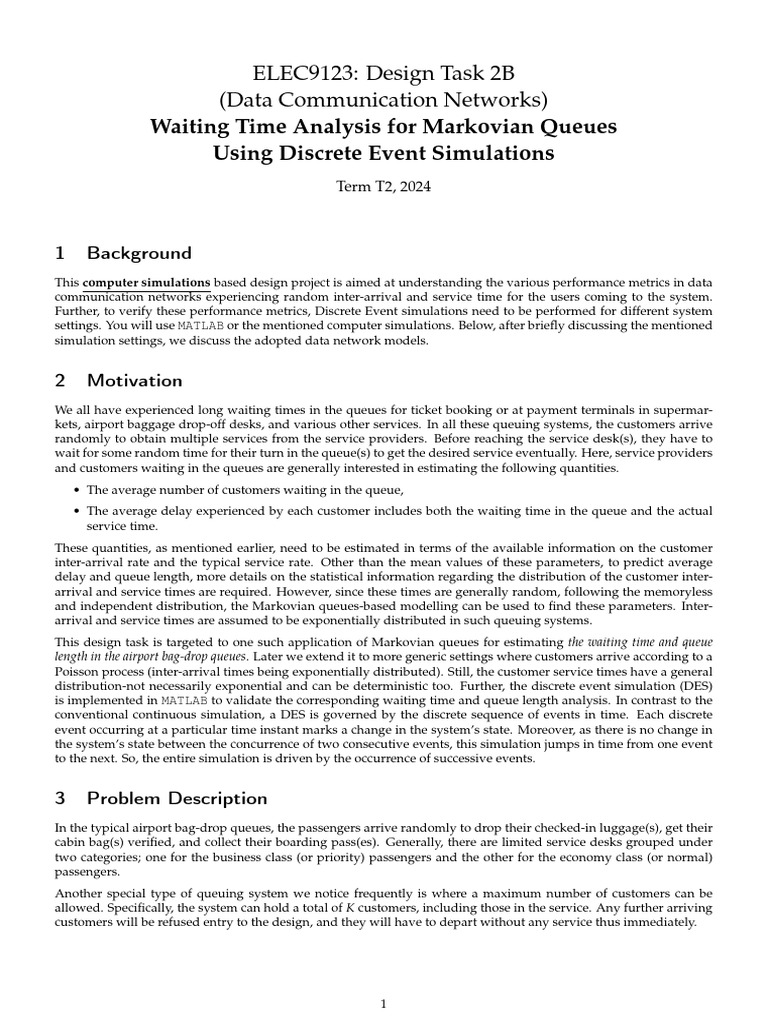 Elec9123 Design Task 2b Des t2 2024 | PDF | Applied Mathematics ...