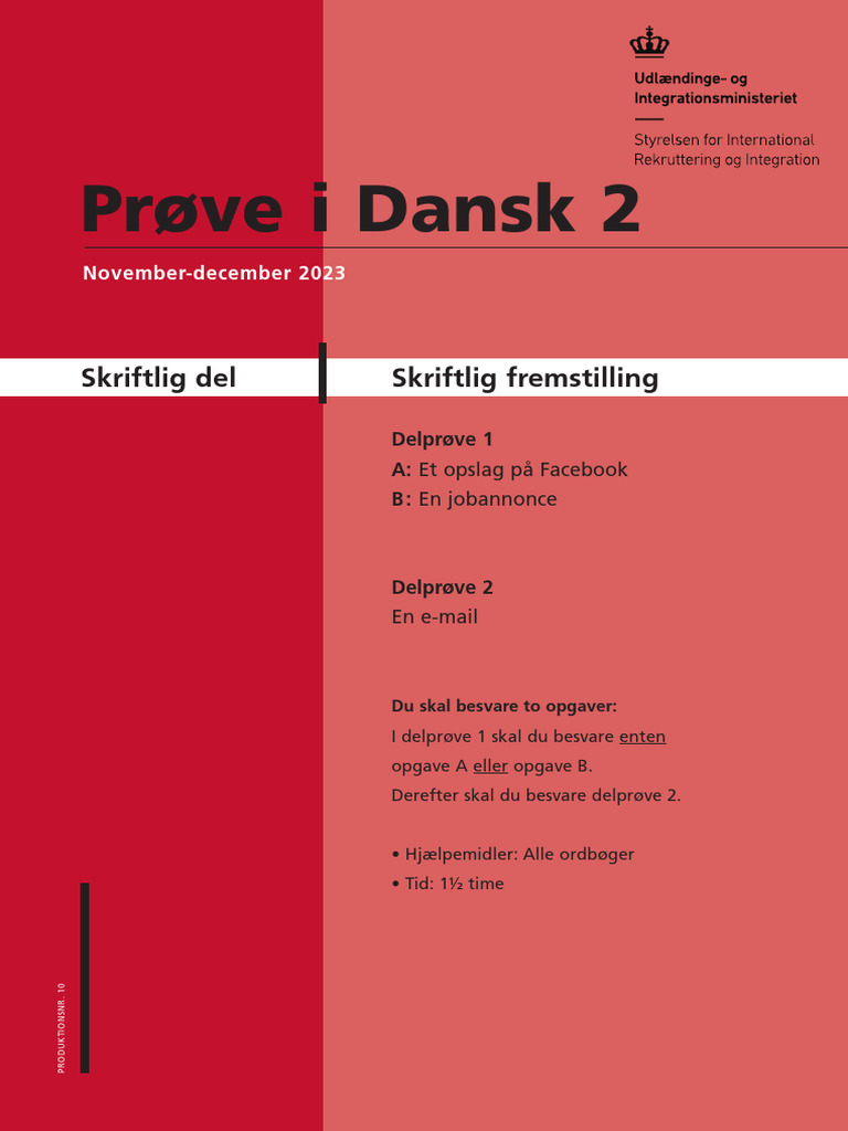 PD2 - Skriftlig Fremstilling (8), December 2023 | PDF