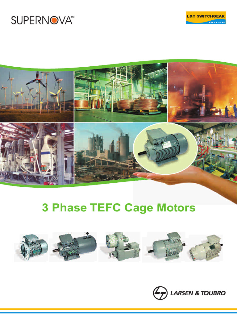 3 Phase TEFC Cage Motors Overview | PDF | Power Engineering ...