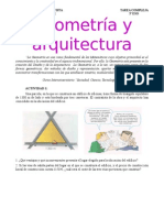 Tarea Compleja Geometria y Arquitectura 3 ESO