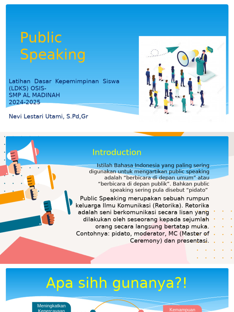 Public Speaking Ppt Ldks Pdf