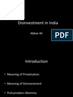 Disinvestment in India